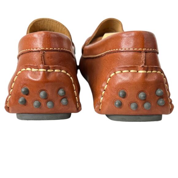 WALLIN & BROS. Leather Horsebit Loafers in Cognac Men's Size 9 M - Picture 12 of 16